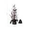 Glitzhome; Glitzhome® 20" Lighted Halloween Bats Table Tree Decor; Category:Halloween Floral Arrangements; Image:4